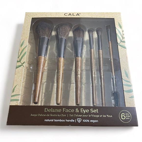 CALA Dark Bamboo Deluxe Face & Eye Set (6 PCS.) - Picture 3 of 4